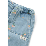 LIEWOOD Peach / Lys Blue Denim Cesar Printed Denim Bukser