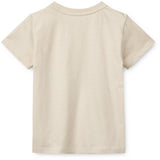 LIEWOOD Dinosaurs / Sandy Apia Placement Shortsleeve T-Skjorte