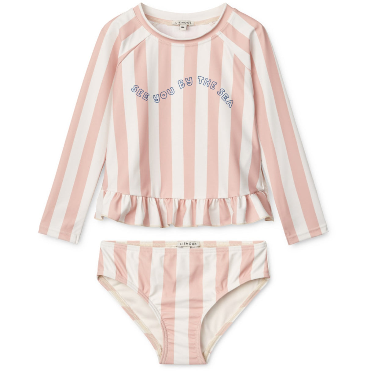 LIEWOOD Y/D Stripe Sorbet Rose / Creme De La Creme Dagny Swim Sett