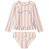 LIEWOOD Y/D Stripe Sorbet Rose / Creme De La Creme Dagny Swim Sett