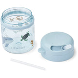 LIEWOOD Sea Creature / Sandy Pavia Tritan Straw Kopp 280ml