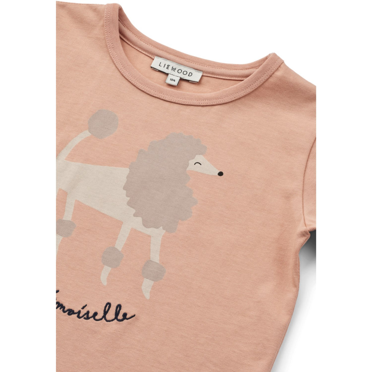 LIEWOOD Paris Mademoiselle / Pale Tuscany Apia Placement Shortsleeve T-Skjorte