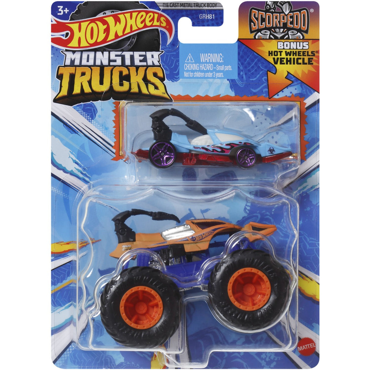 Hot Wheels Monster Trucks 1:64 Single and Promo Car