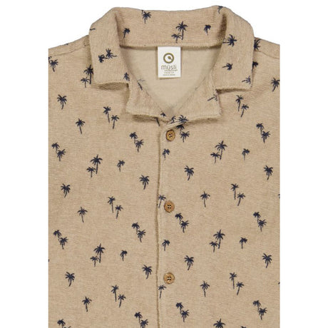 Müsli Cashmere/ Night Blue Palm Skjorte