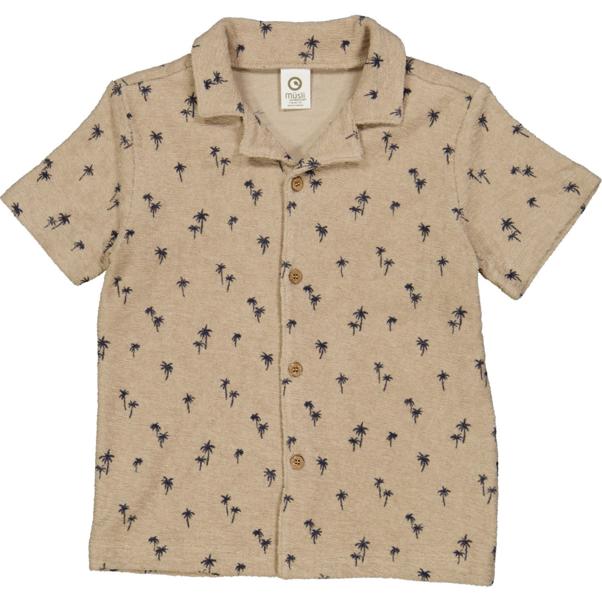 Müsli Cashmere/ Night Blue Palm Skjorte