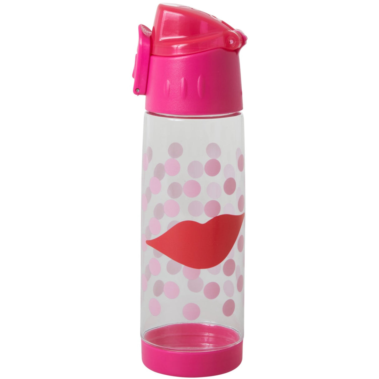 Rice Plastic Kids Drinking Bottle with Mermaid Print - Lavender - 500 ml