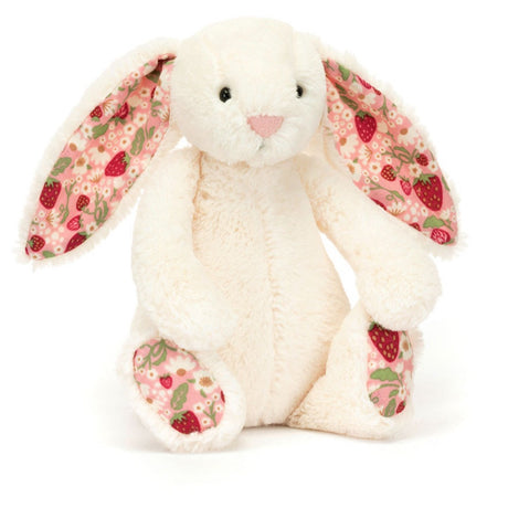 Jellycat Bashful kanin Mini Strawberry lille 18 cm