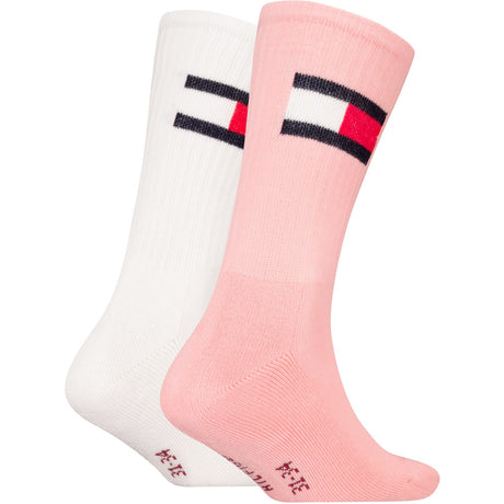 Tommy Hilfiger Soft Pink Kids Strømper 2-Pakning Flag