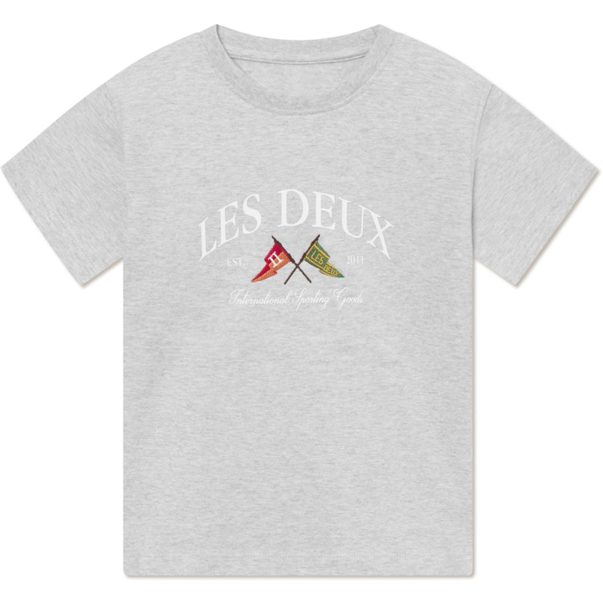 Les Deux Kids Snow Melange Ivy League T-Shirt