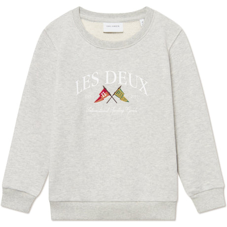 Les Deux Kids Snow Melange Ivy League Collegegenser