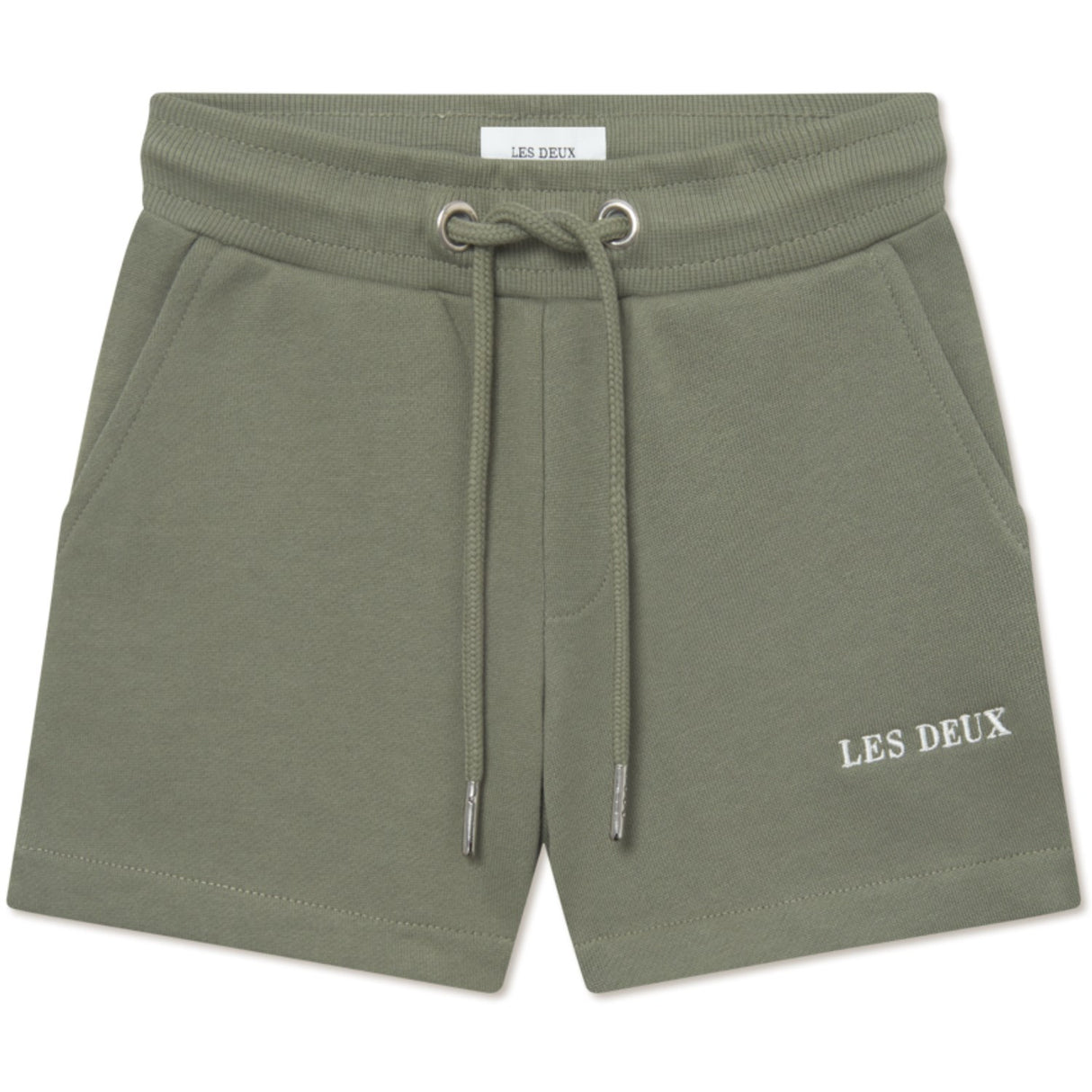 Les Deux Kids Lichen Green Dexter Sweatshorts