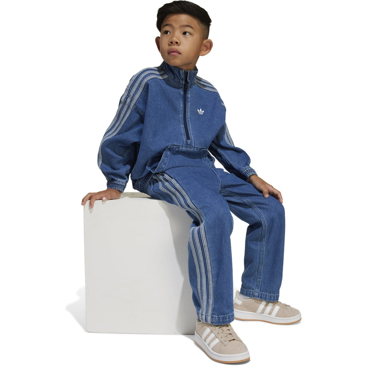 adidas Originals Medium Blue Denim Denim Sett