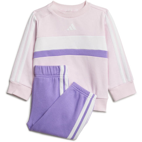 adidas Originals Clear Pink/White/Violet Fusion I 3S Tib Fl Joggedress