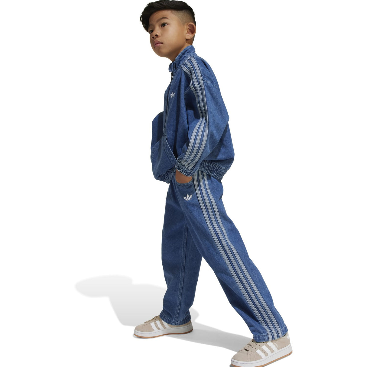 adidas Originals Medium Blue Denim Denim Sett