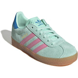 adidas Originals Clear Mint/Bliss Pink/Bright Blue Gazelle C Sneakers