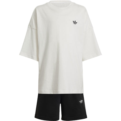 adidas Originals White/Black Lk Dy Mm Shorts Sett