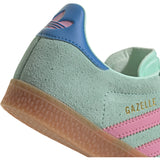 adidas Originals Clear Mint/Bliss Pink/Bright Blue Gazelle C Sneakers