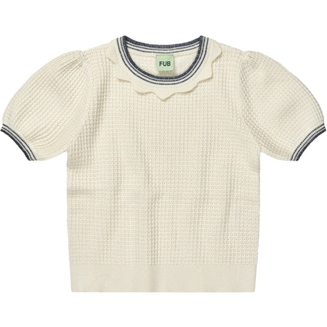 FUB ecru Structure Tee
