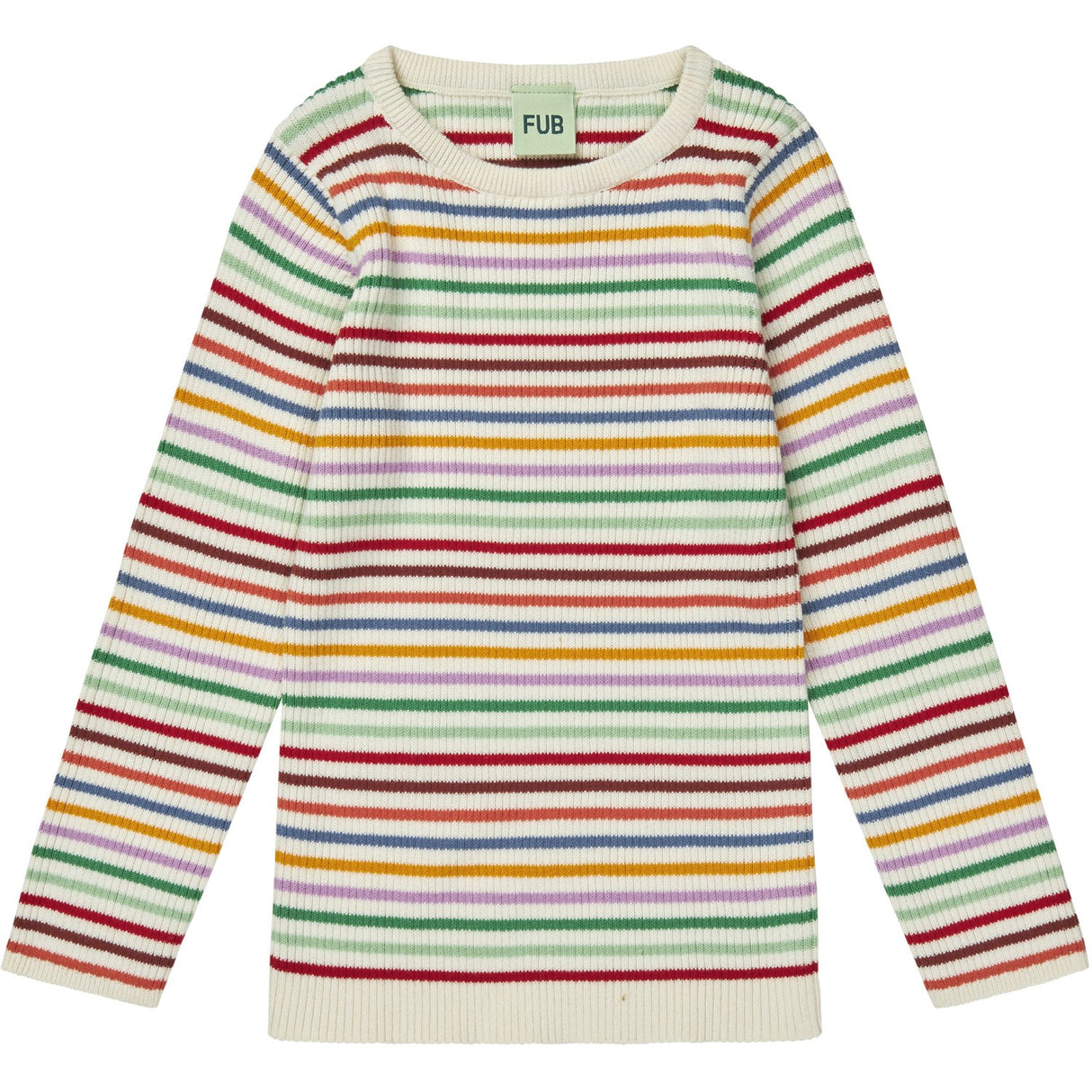 FUB multi stripe Striped Rib Bluse