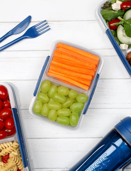 Sistema To-Go Small Split Matboks 350 ml Ocean Blue