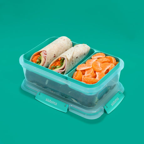 Sistema Minty Teal Rectangle Stax To Go Lunsjboks 2.2L