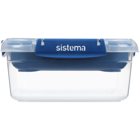 Sistema Ocean Blue Rectangle Stax To Go Lunsjboks 2,2L