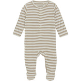 FIXONI Macaroon Romper LS W. Feet Rib