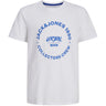 Jack & Jones Junior White Simon T-Shirt Crew Neck