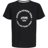 Jack & Jones Junior Black Simon T-Shirt Crew Neck