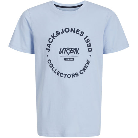 Jack & Jones Junior Chambray Blue Simon T-Shirt Crew Neck