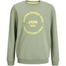 Jack & Jones Junior Iceberg Green Simon Collegegenser Crew Neck