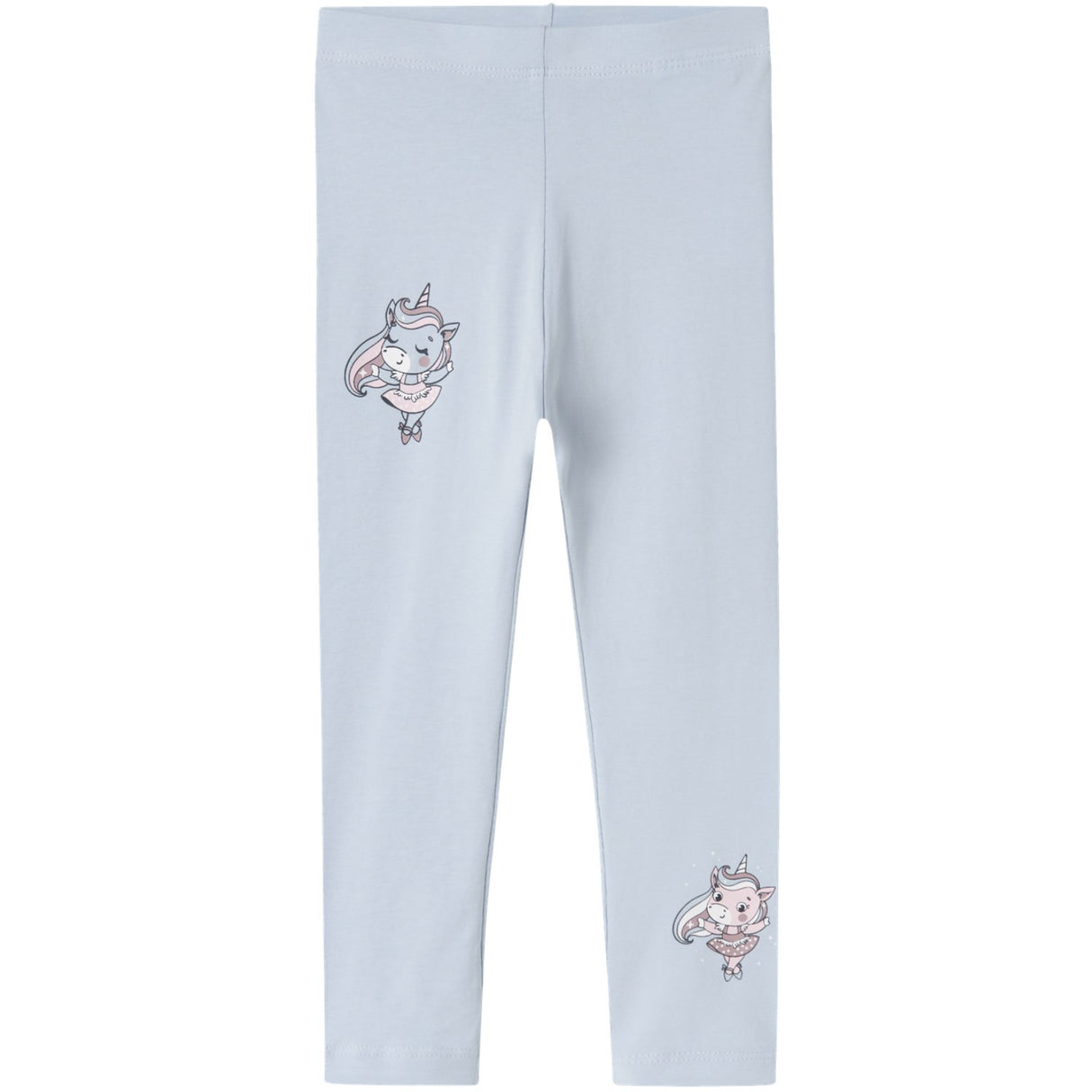 Name It Subdued Blue Unicorns Vivian AOP Leggings