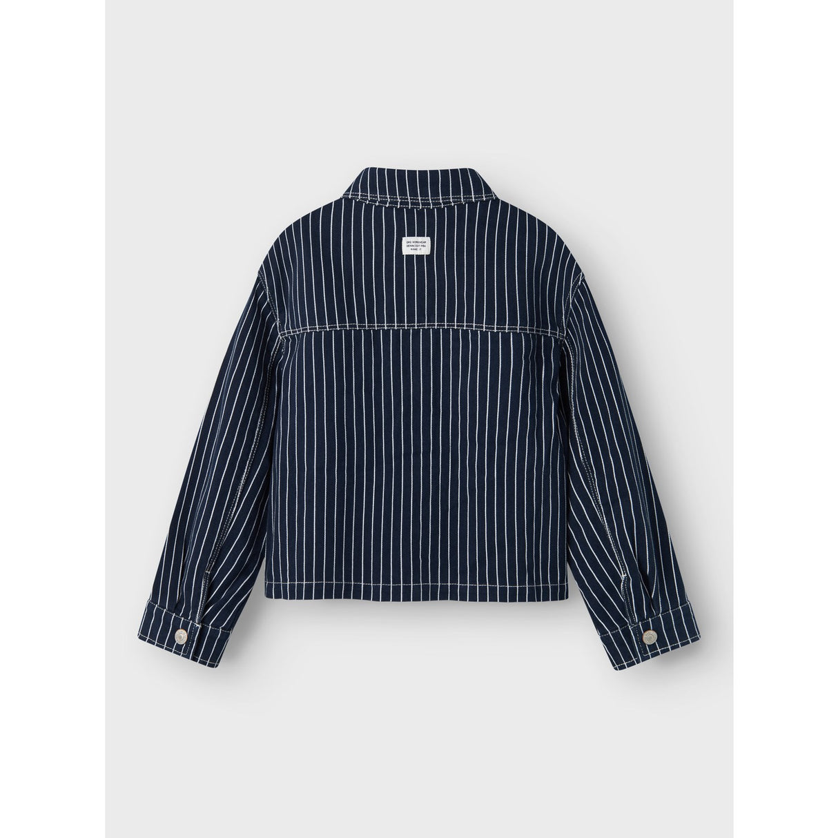 Name It Navy Blazer Zoe Twill Oversize Stripe Skjorte