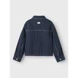 Name It Navy Blazer Zoe Twill Oversize Stripe Skjorte