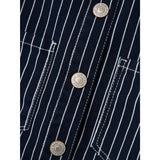 Name It Navy Blazer Zoe Twill Oversize Stripe Skjorte