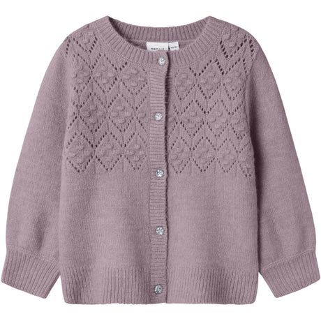 Name It Elderberry Batrille Strikk Cardigan