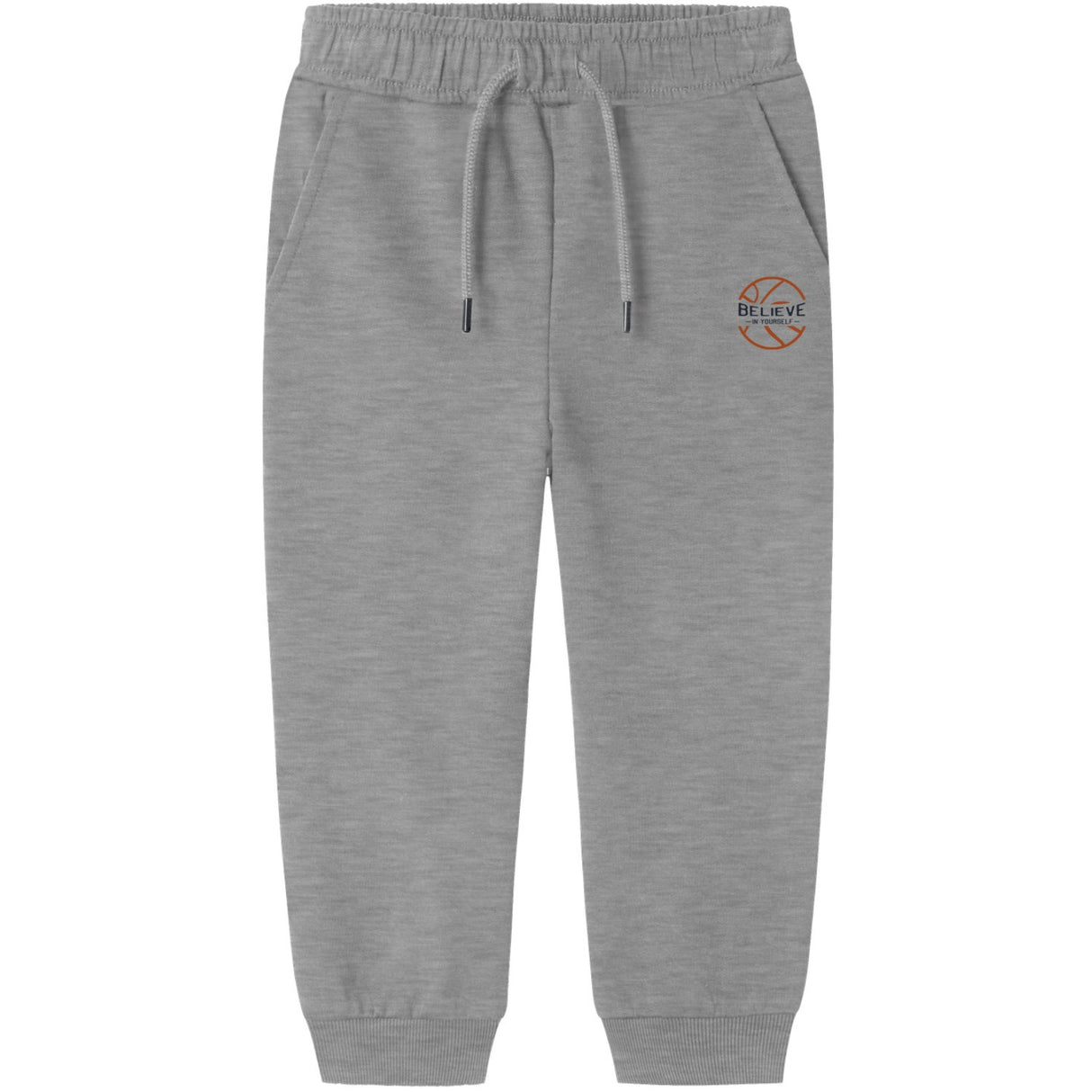 Name It Lys Grey Melange Bertillo Regular Sweatpants