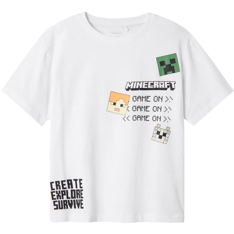 Name It Bright White Jafar Minecraft Regular T-Shirt
