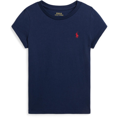 Polo Ralph Lauren Newport Navy W/White Girl T-Skjorte