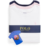 Polo Ralph Lauren White / Hintofpink /Newport Navy Girl Gaveeske Sett 3-Pakning T-Shirts