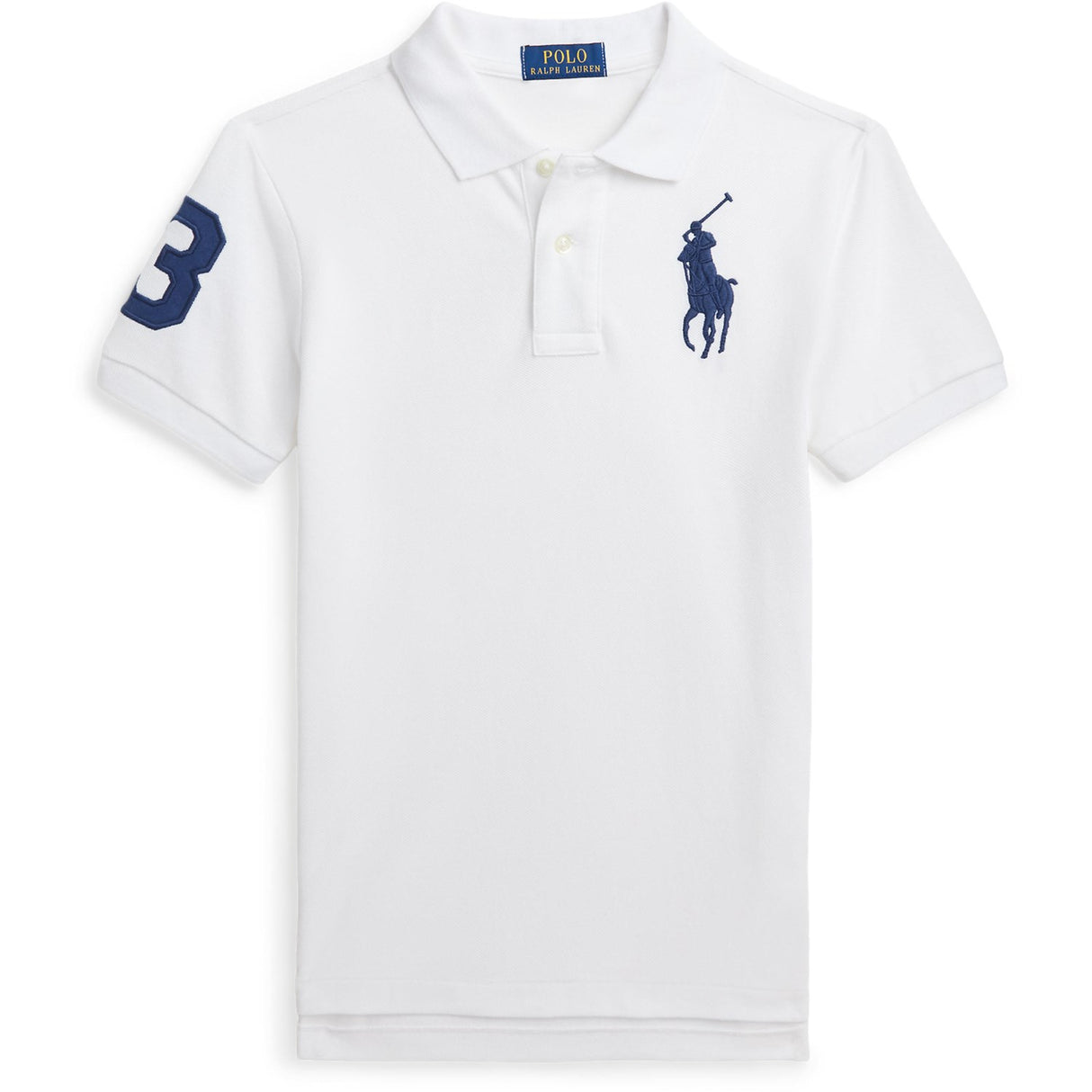 Polo Ralph Lauren White/C7996 Boy Polo T-Skjorte