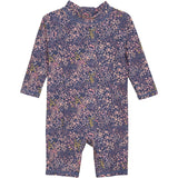 Color Kids Vintage Indigo Baby Kjole L/S, AOP