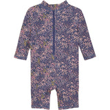 Color Kids Vintage Indigo Baby Kjole L/S, AOP