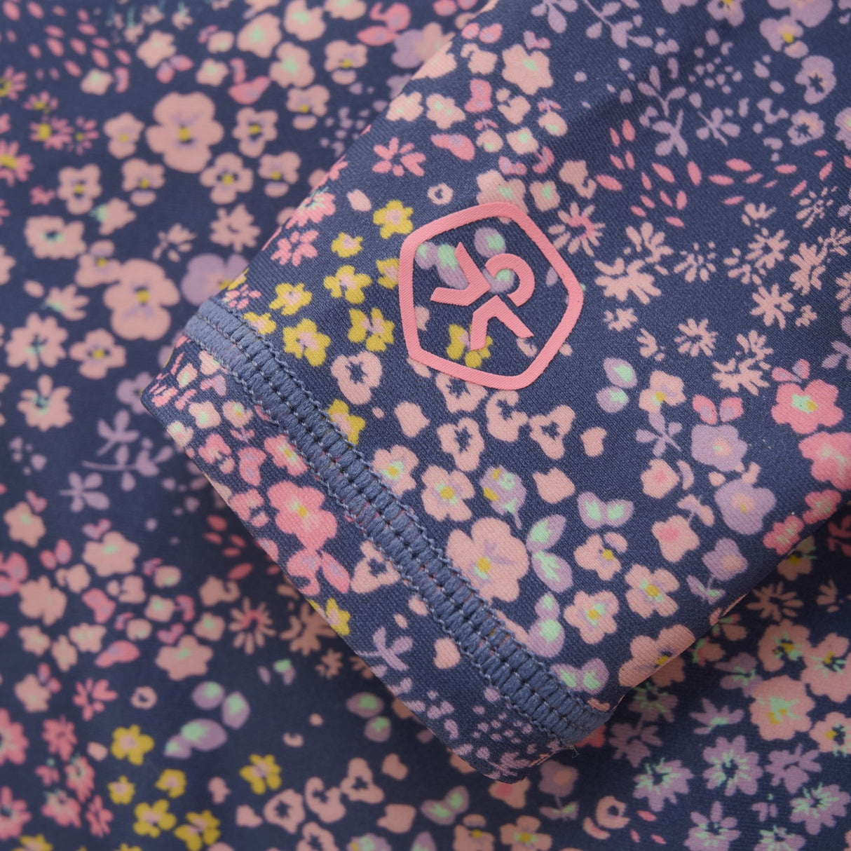 Color Kids Vintage Indigo Baby Kjole L/S, AOP