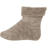 Mp Danmark 722 Light Brown Melange 489 Ull Baby Strømper