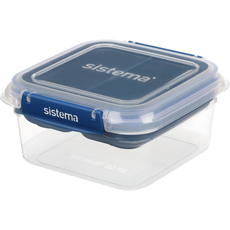 Sistema Ocean Blue Square Stax To Go Lunsjboks 1.15L