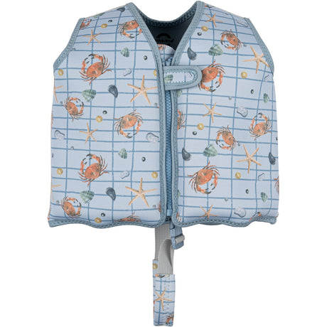 Mikk-Line Faded Denim AOP Svømmevest