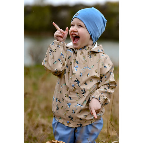 Mikk-Line Faded Denim Solid Viscose Elastane Lue