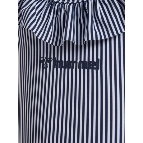 Hummel Navy Blazer/Bright White Frilli Badedrakt