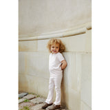 COPENHAGEN COLORS Ballerina/Cream Stripe Stripete Flare Bukser